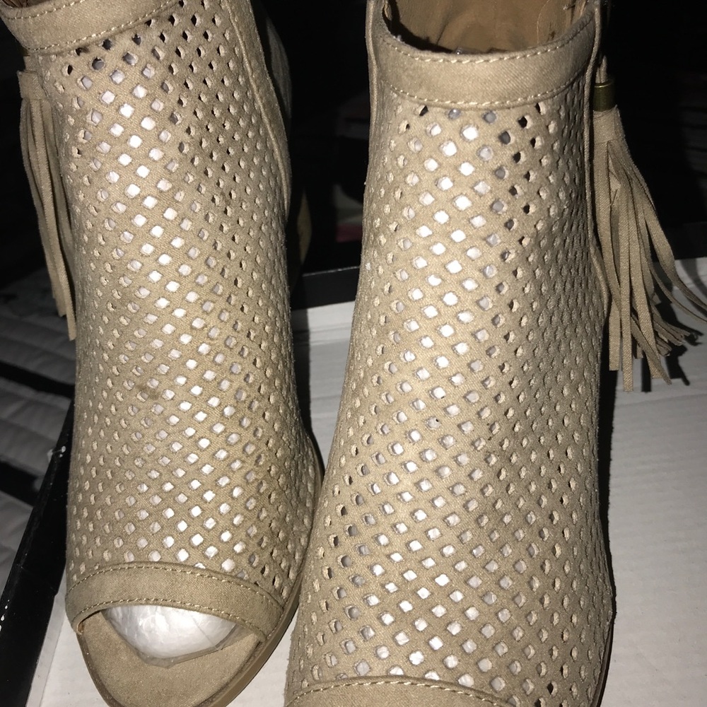 Open Toe Booties